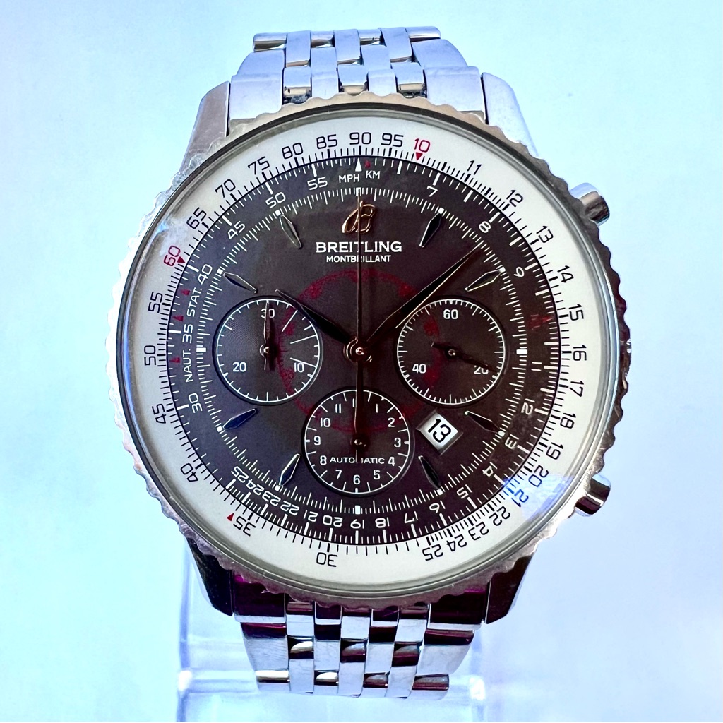 Breitling Navitimer Montbrillant Chronograph Chronometer 38mm Automatic Watch